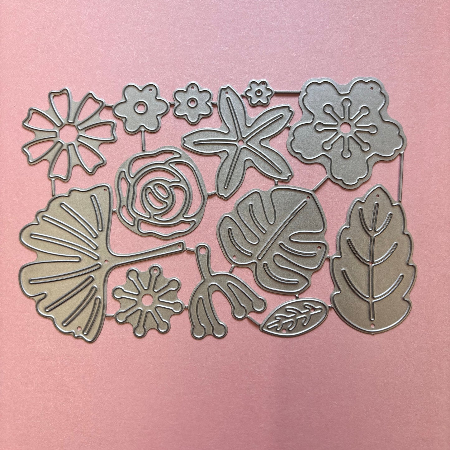 13pc Floral Die Set Woodland Treasures