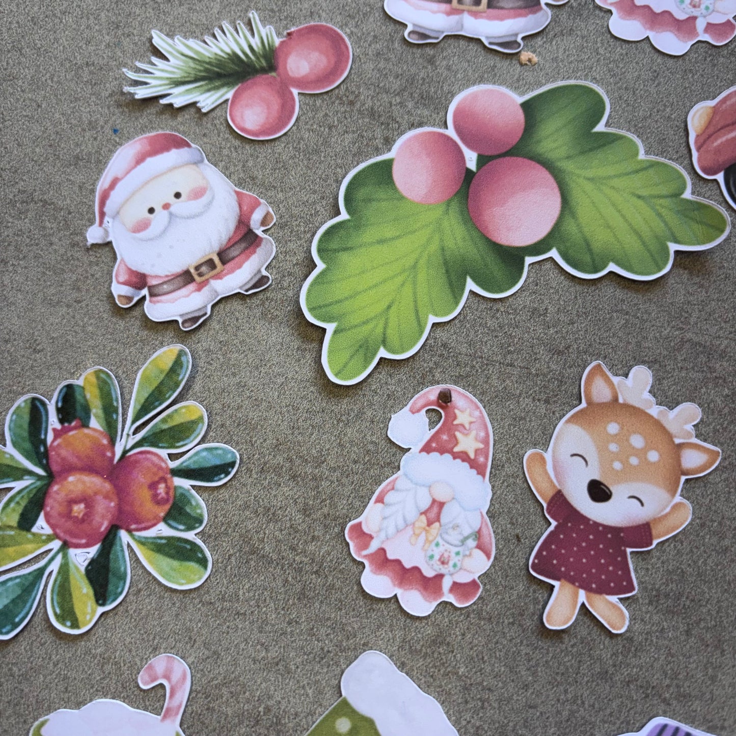 18 pcs Christmas Ephemera Pack
