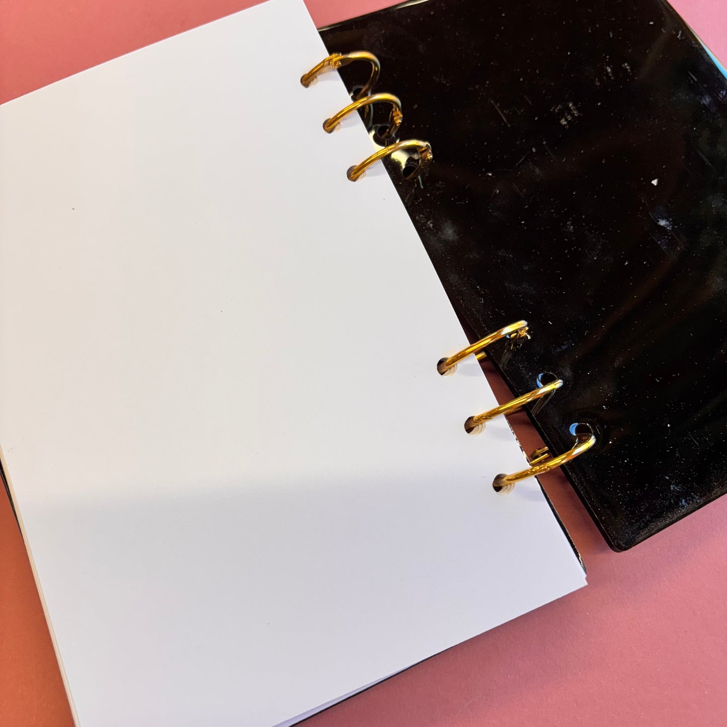 Blue and Purple Resin Dragon Eye A5 Blank Note Book