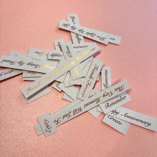 40pcs Copper Foiled Natures Treasures Word Pack