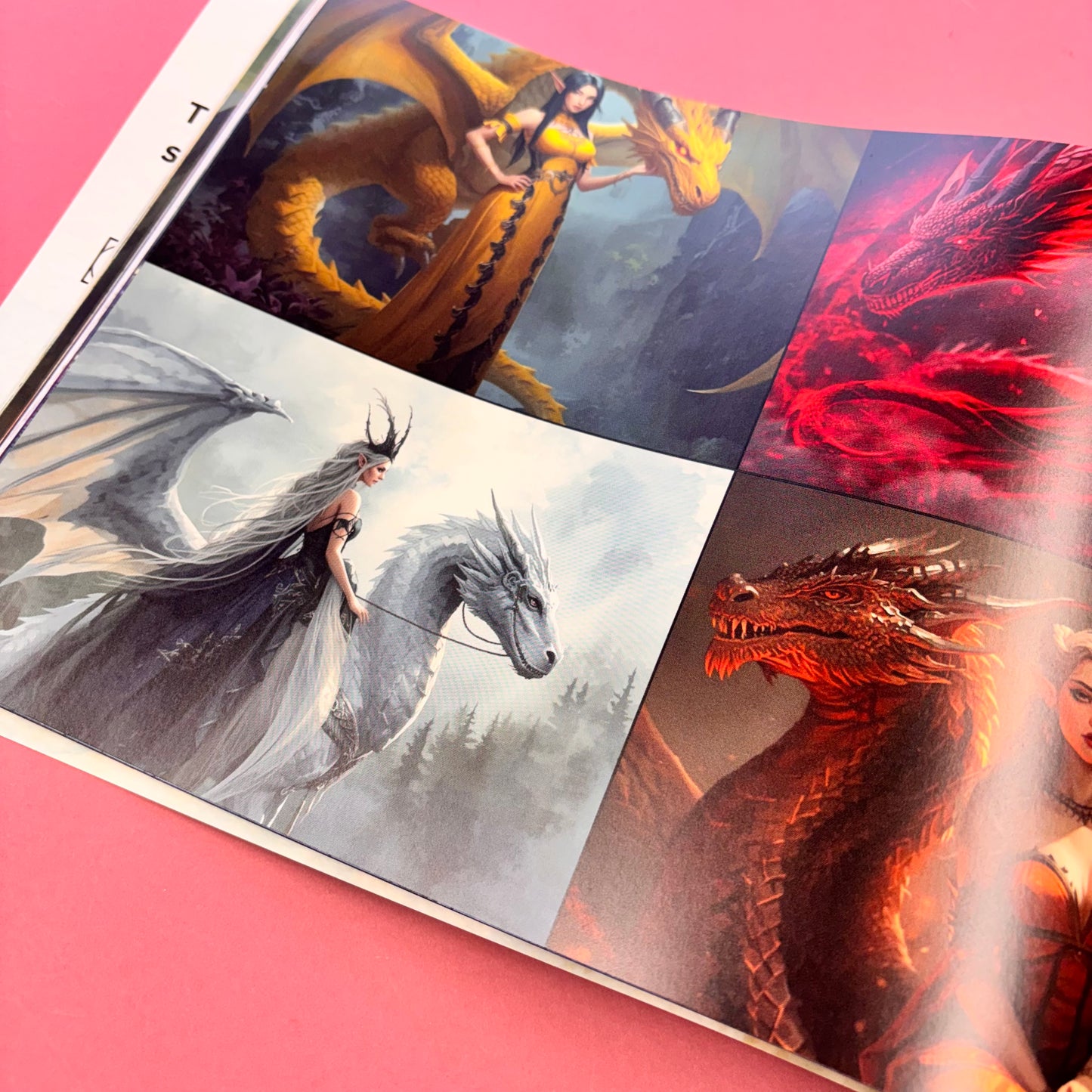 Fantasy Collage Book Ephemera and Sticker Bundle