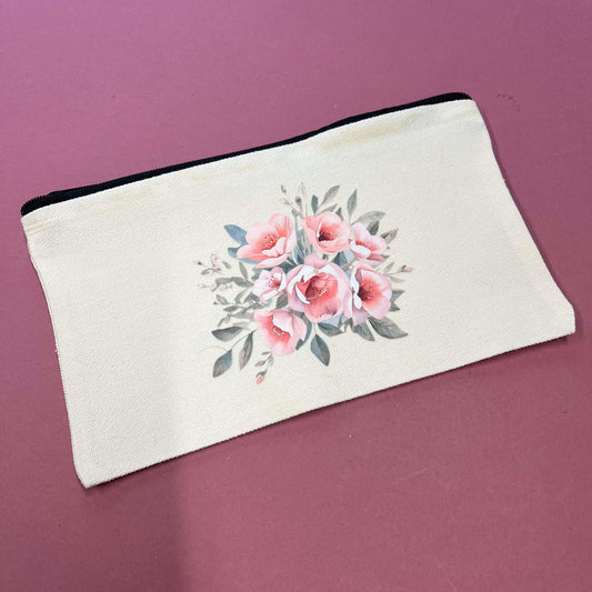 Delicate Roses Pencil case Design 1