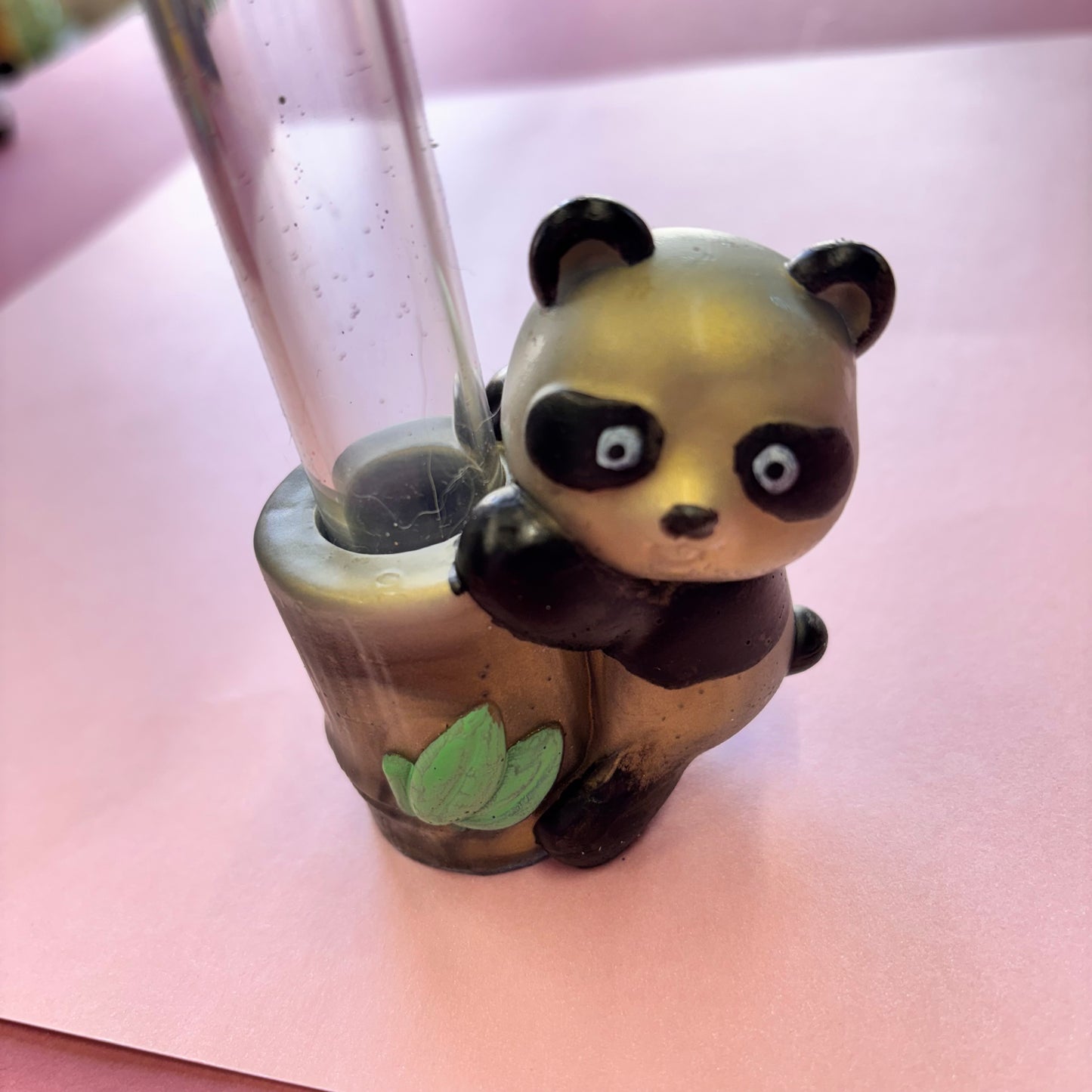 Panda Mini Vase With Tube For Flower