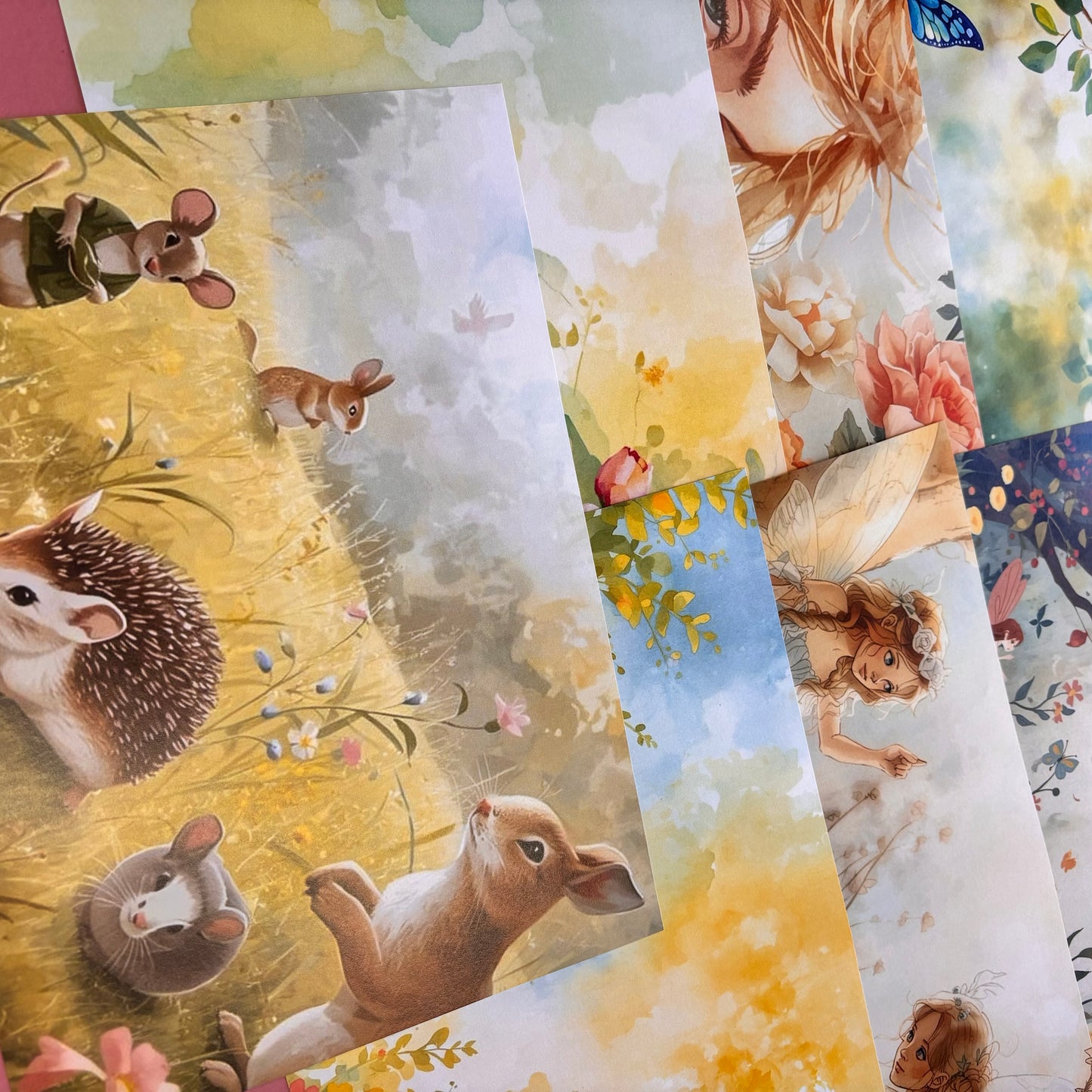 Paper Pad Enchanted Fairies 23 pcs Paper Collection