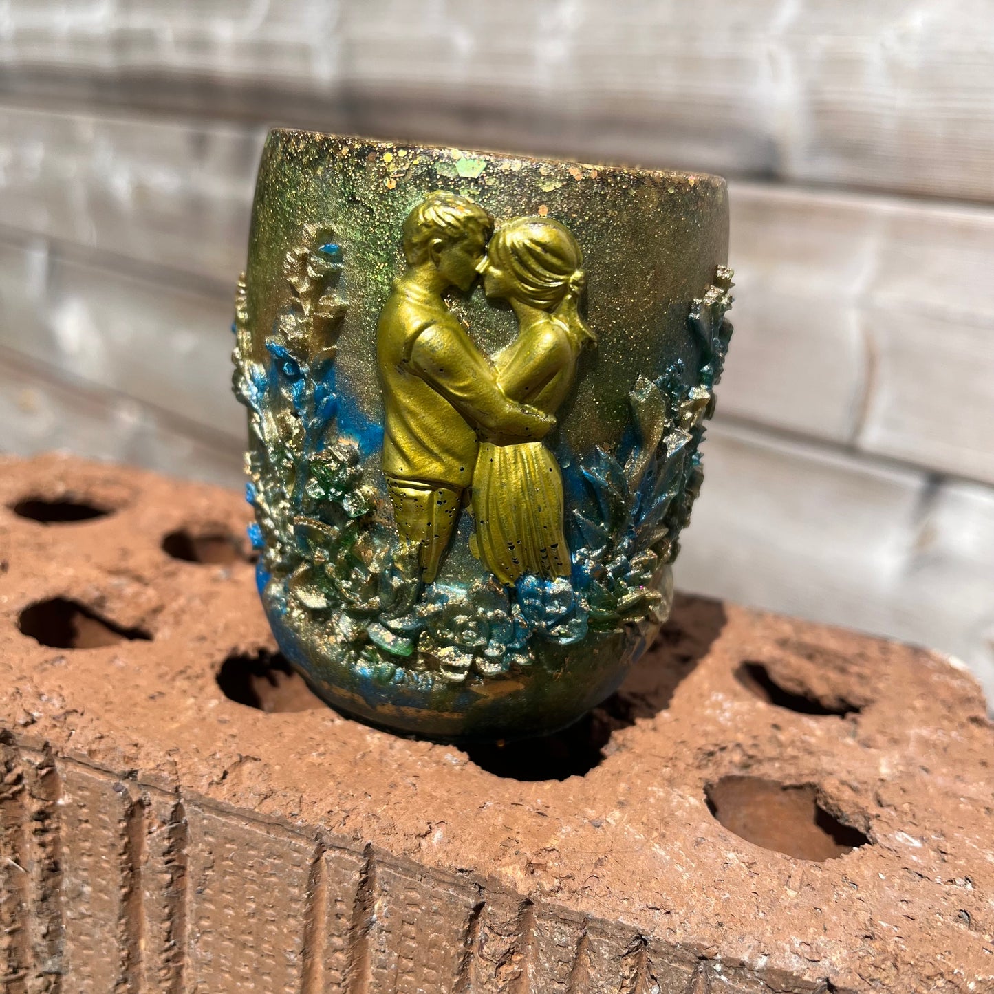Beautiful Resin Couples 3d Resin Pot Made to order