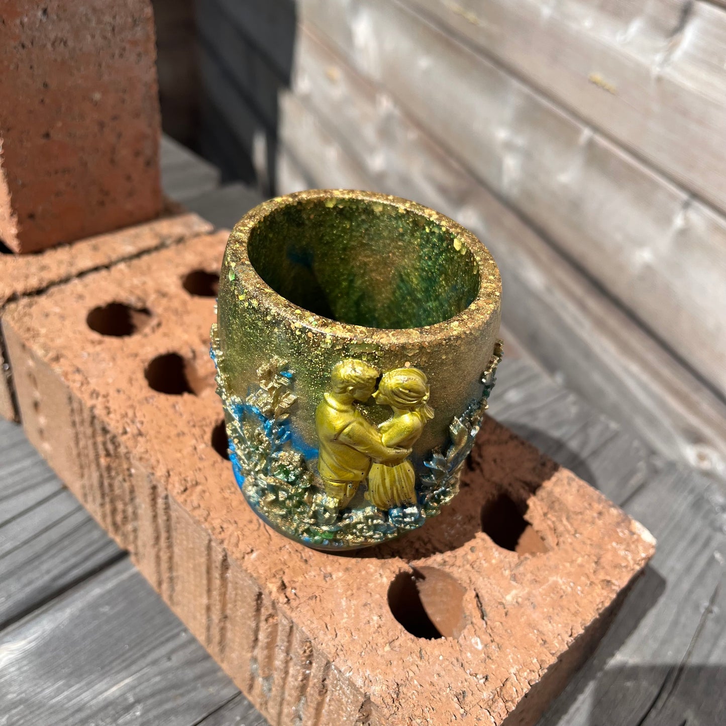 Beautiful Resin Couples 3d Resin Pot Made to order