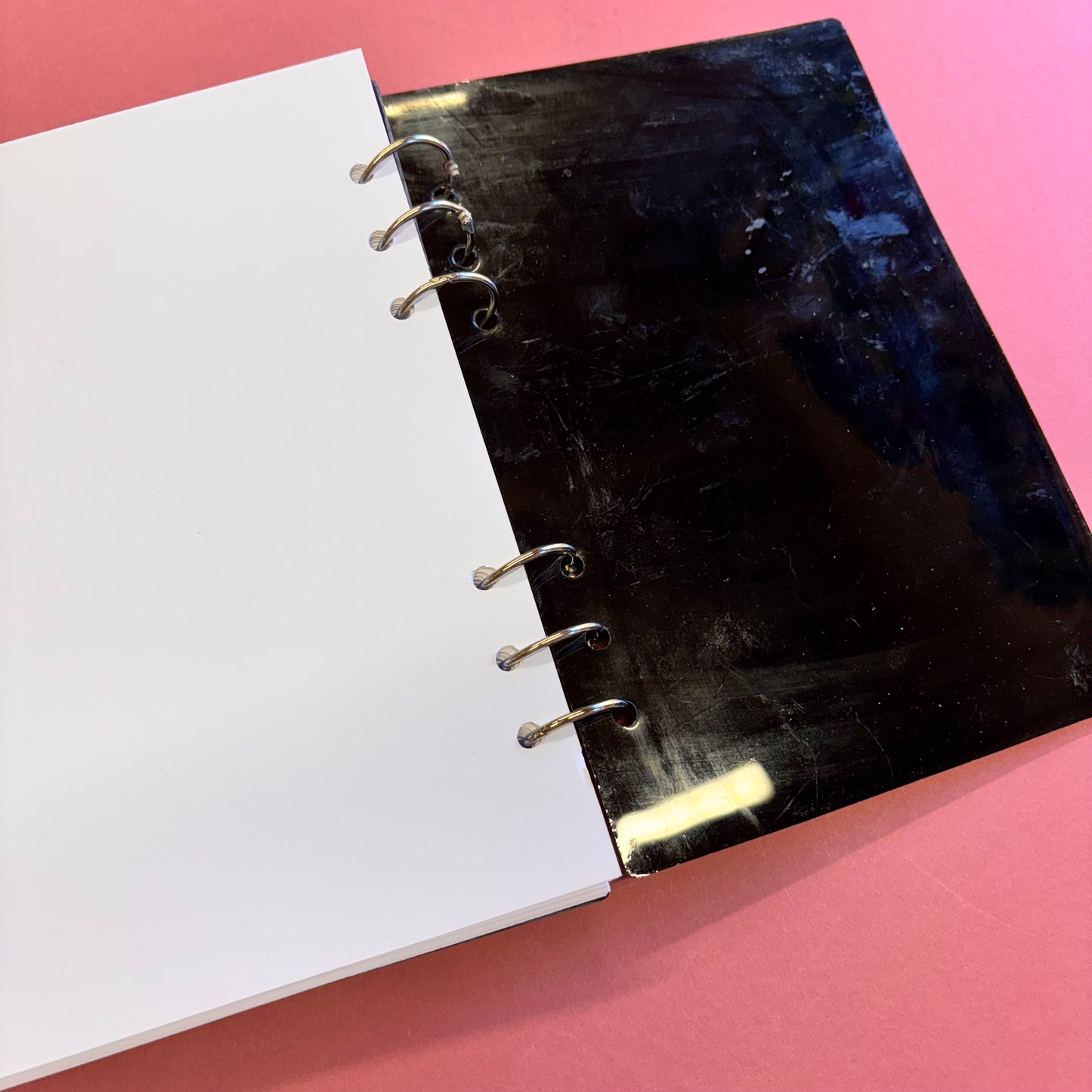 Purple and Green Resin Dragon Eye A5 Blank Note Book