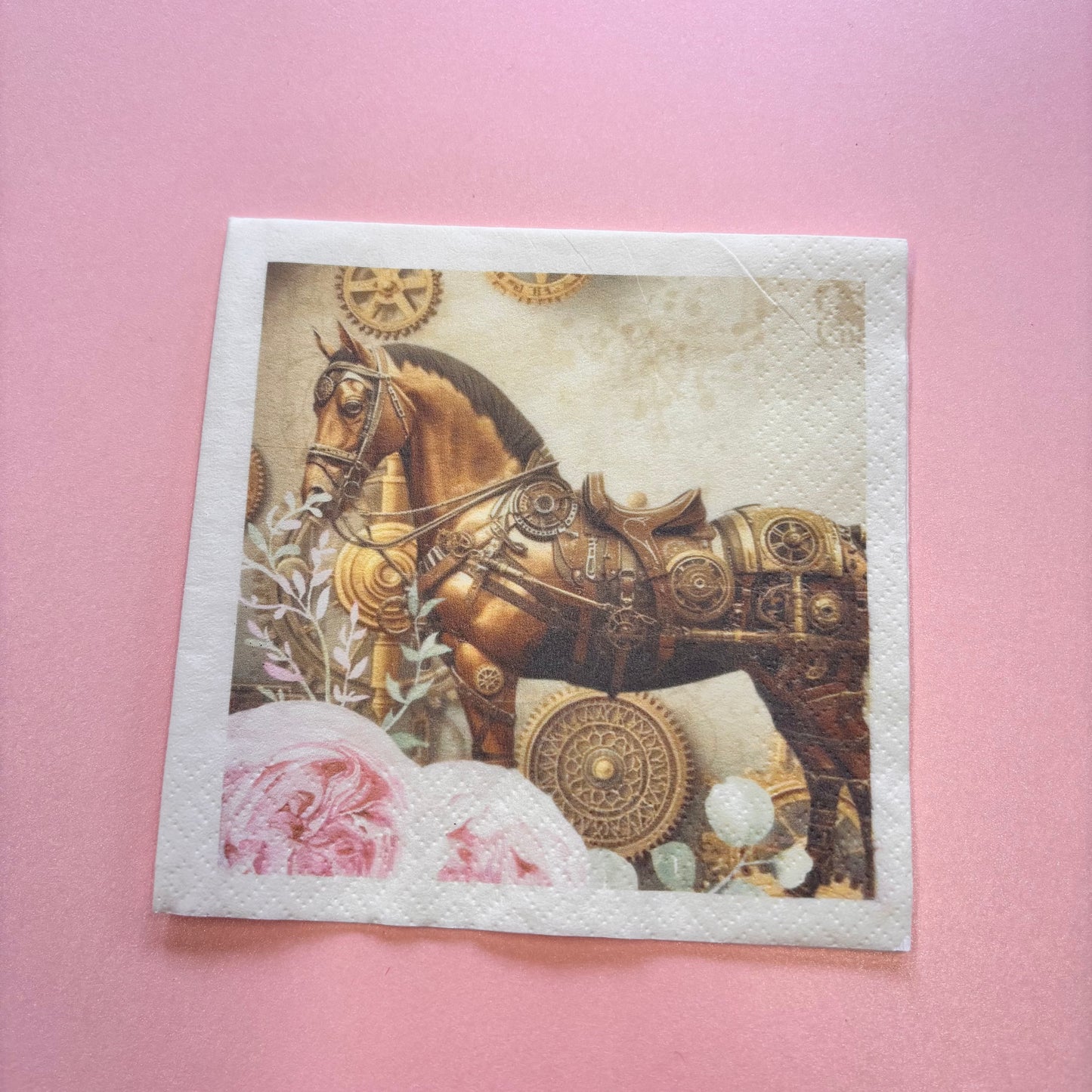Victorian Steampunk 8pcs Napkins by Shiny Creation