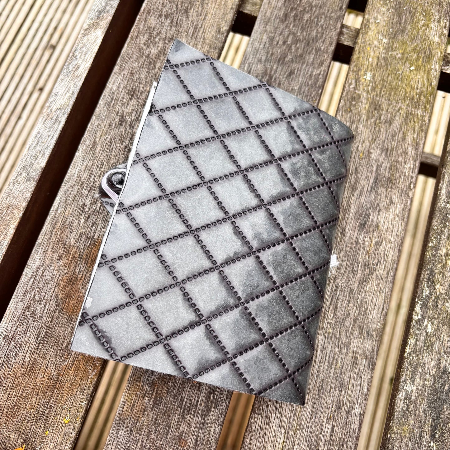 Handcrafted 5x7 black Faux Leather Cover Journal