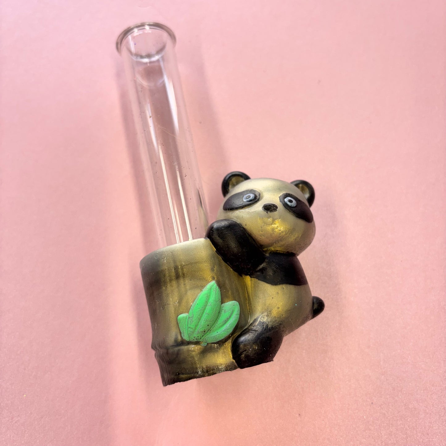 Panda Mini Vase With Tube For Flower