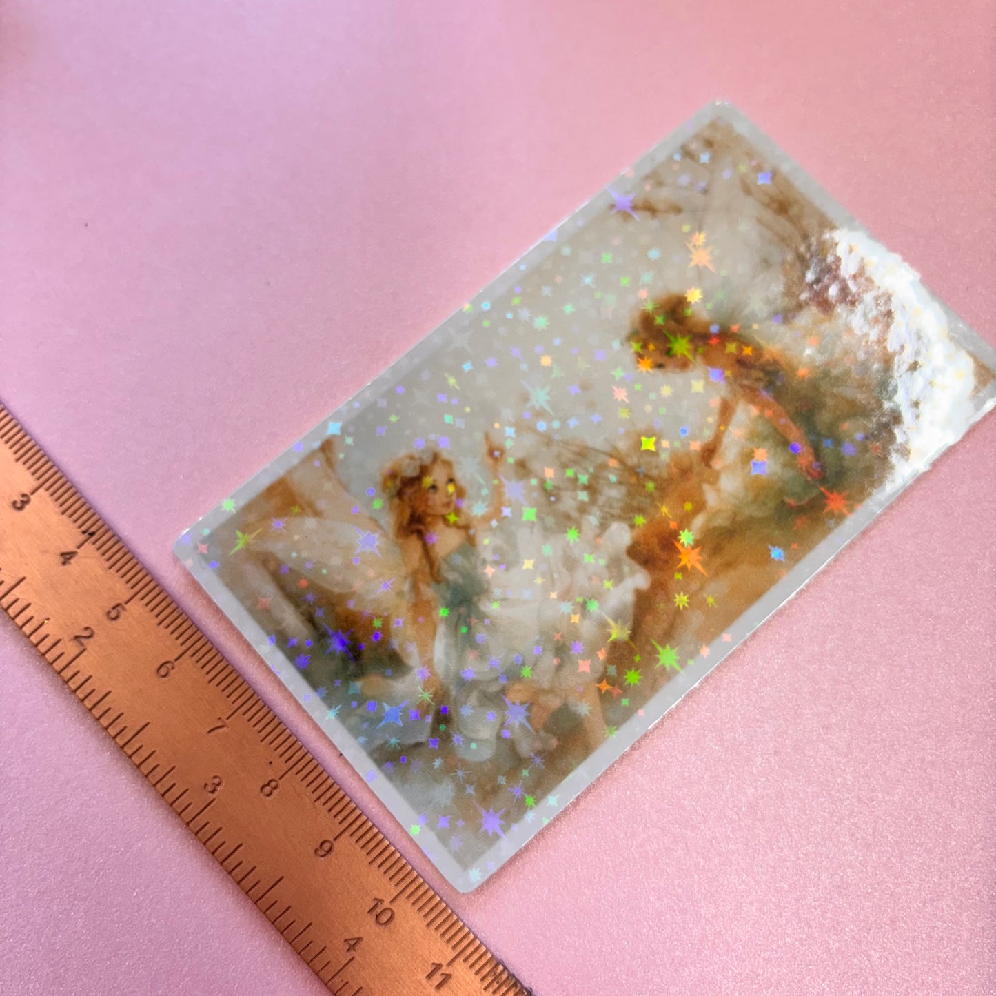 Enchanted Fairies Sisters Die Cut Sticker in Holographic