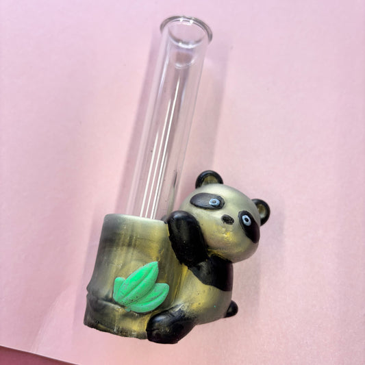 Panda Mini Vase With Tube For Flower