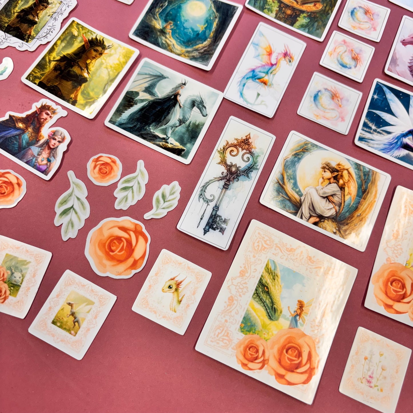 56pcs Fantasy collage Sticker Pack