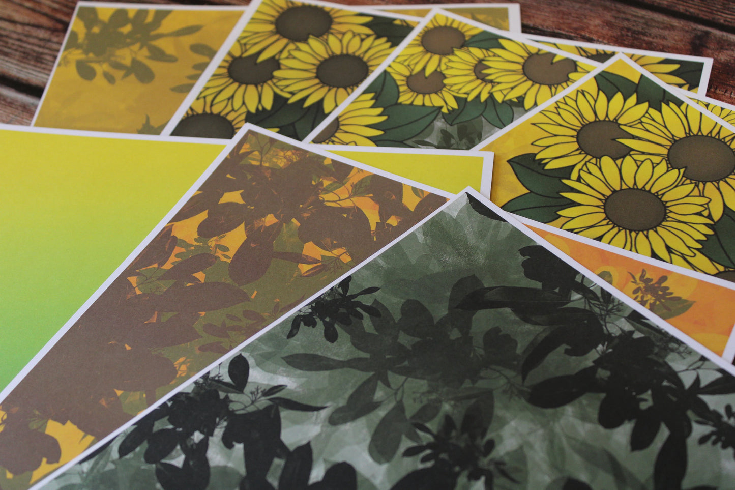 June Sunflower papers PRINTED and POSTED