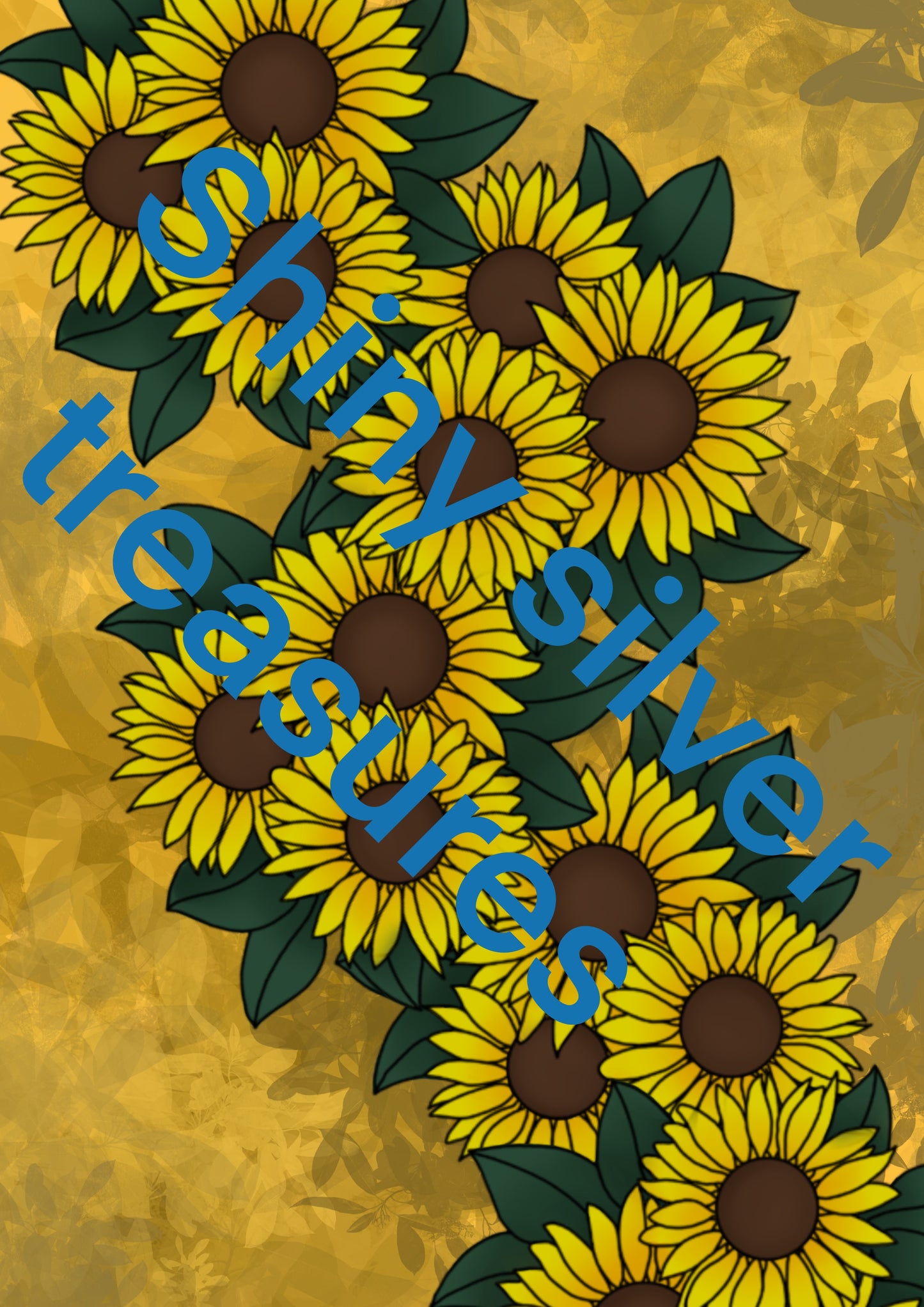 June Sunflowers DIGITAL Paper