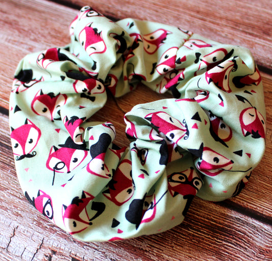 Regular Mint Fox Scrunchie