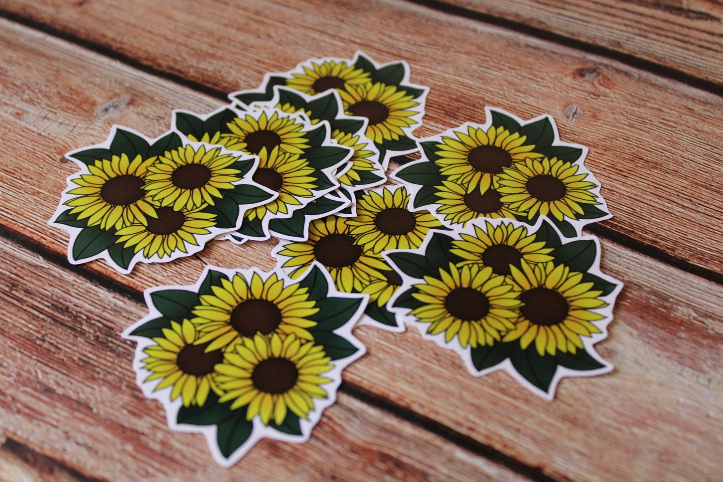 10 pcs Sunflower ephemera