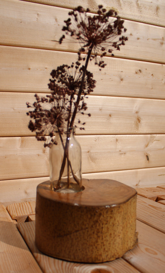 Pale Wood Water/Flower Vase
