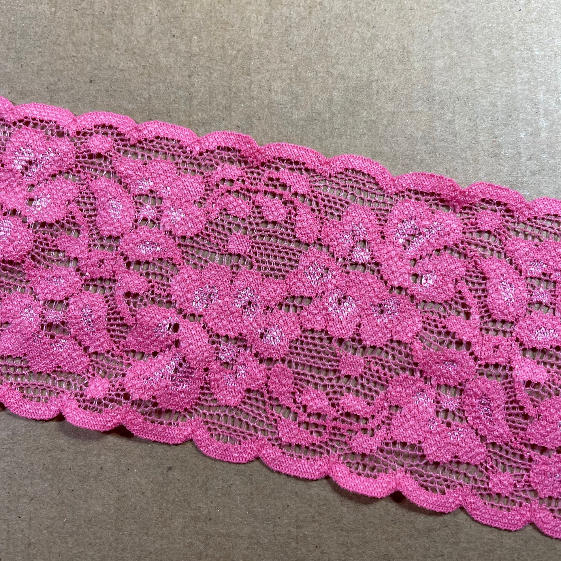 LACE BUNDLE of pinks 1 meter of each