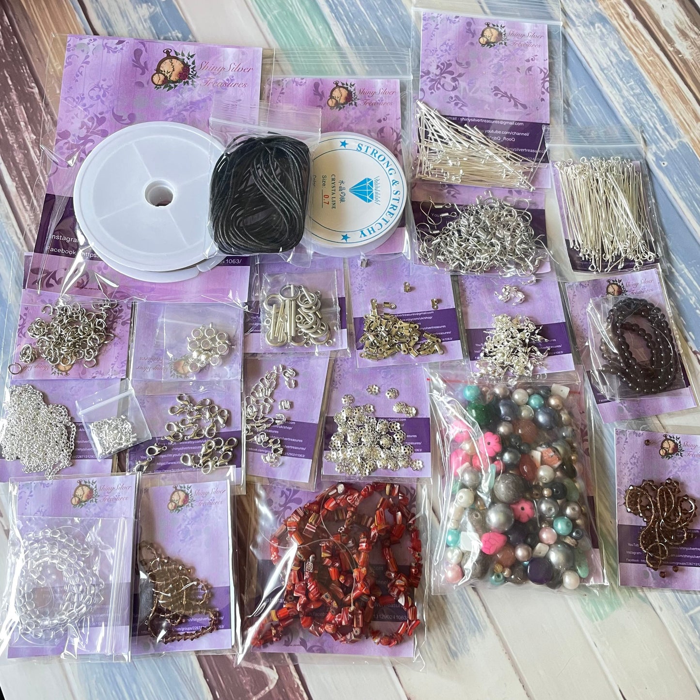 Huge jewellery jewelry making kit all the findings you need to make earrings bracelets necklaces ect