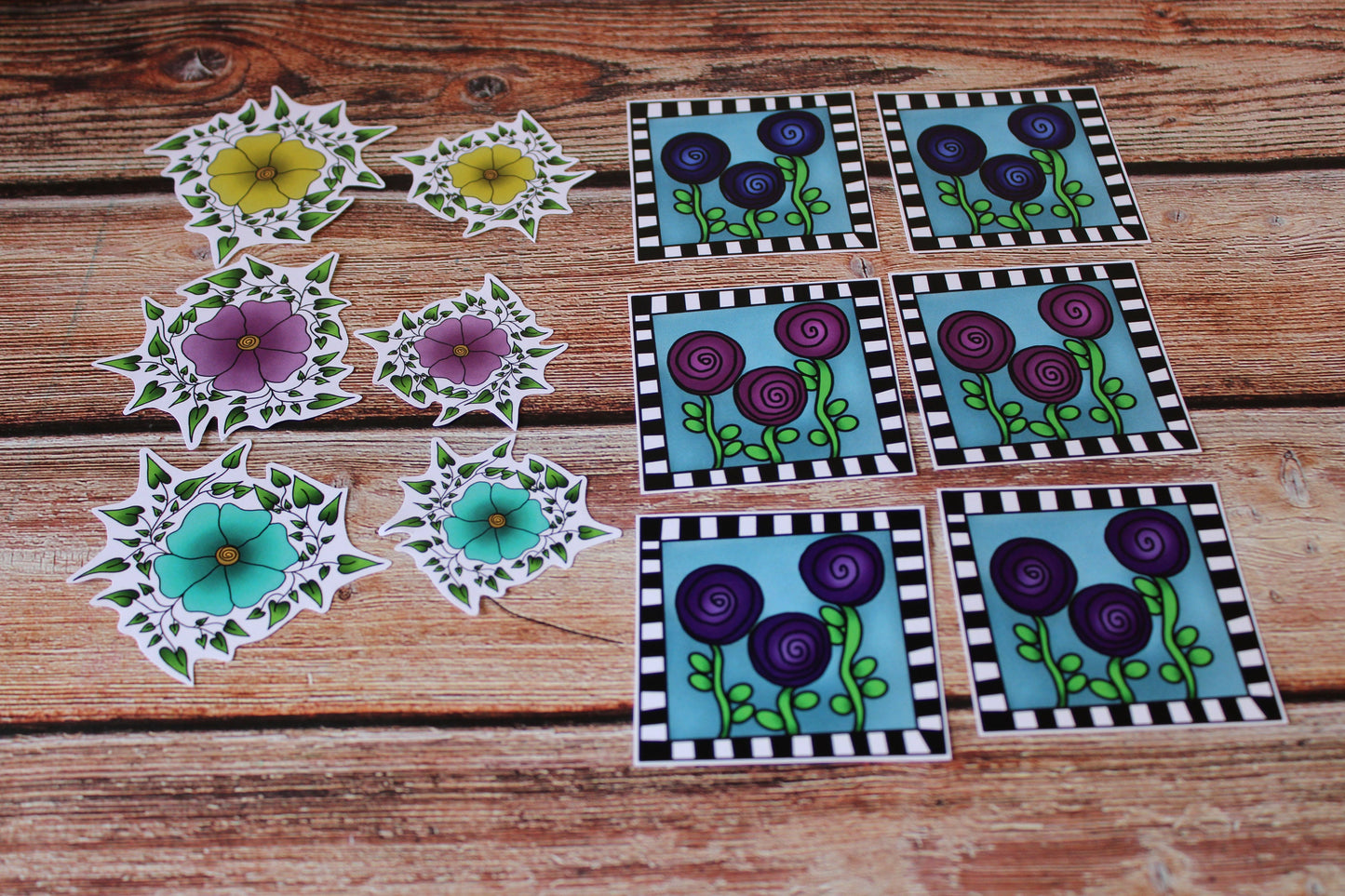 12 Pcs of Flowers Flowers Flowers Ephemera Ready To Use Card Making Journaling