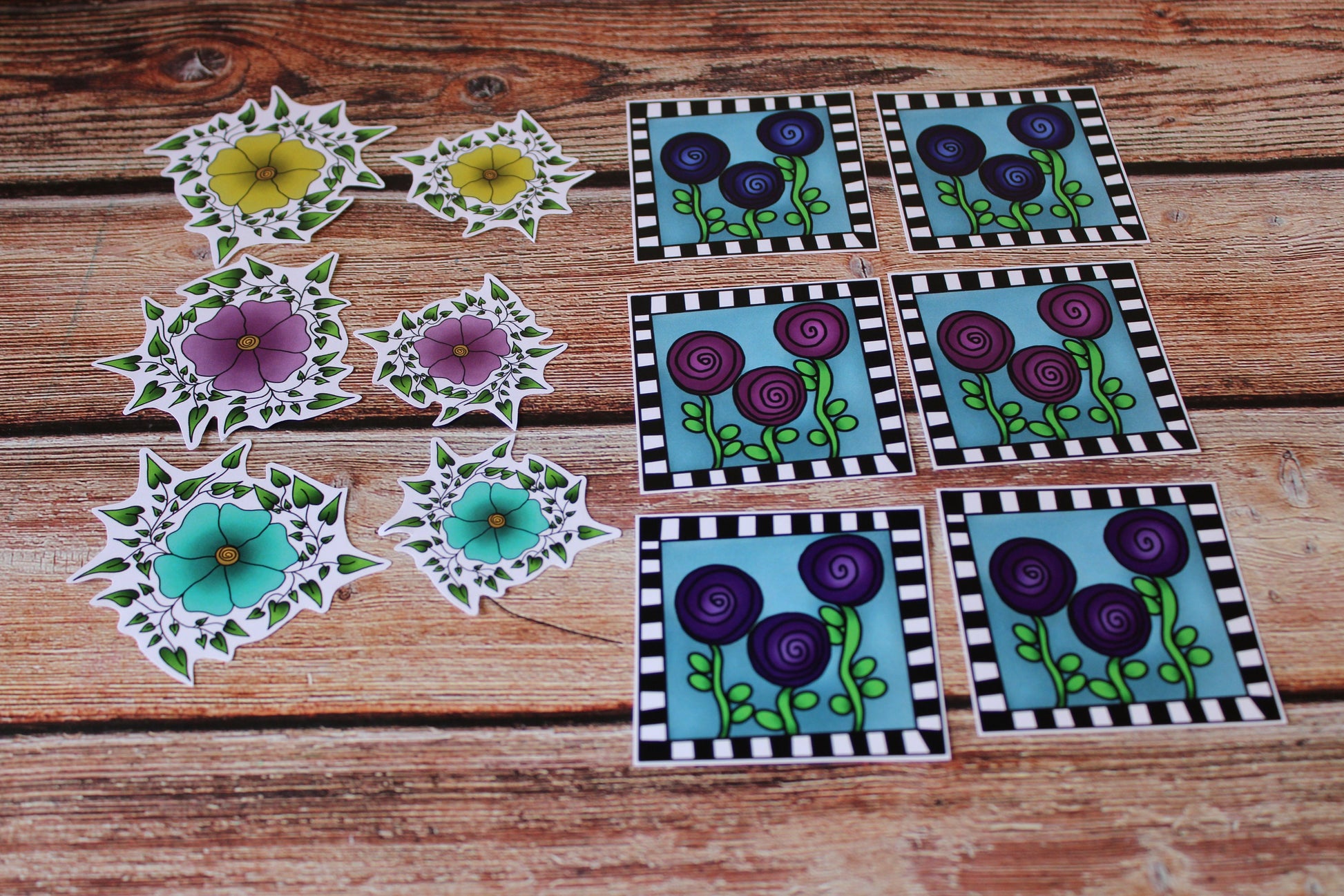 12 Pcs of Flowers Flowers Flowers Ephemera Ready To Use Card Making Journaling